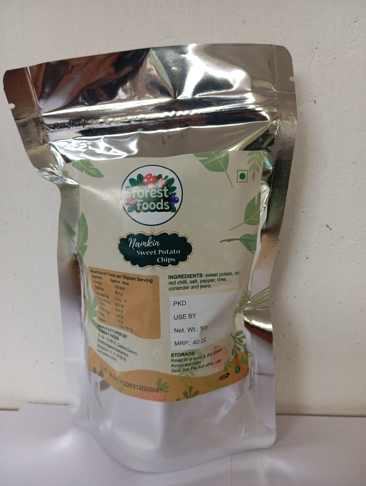 Forest Foods Sweet potato chips